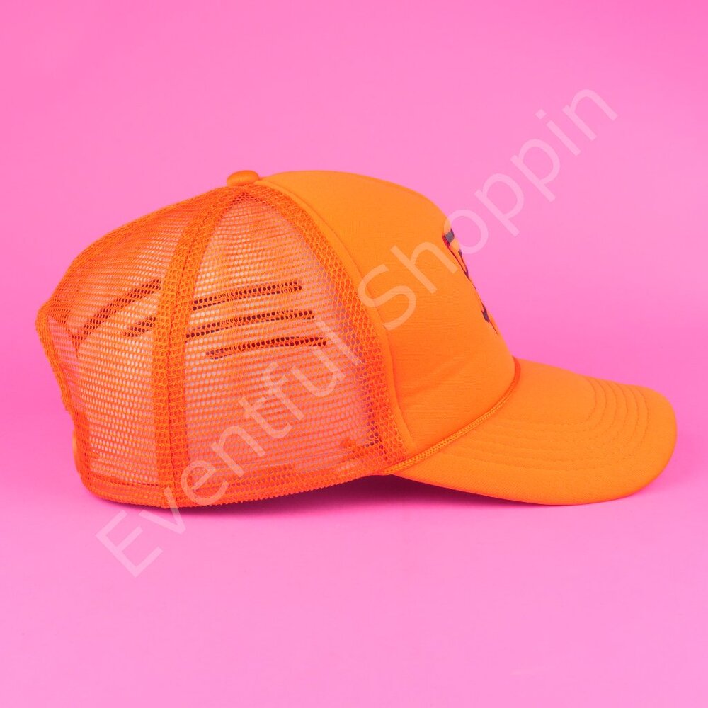 Nissun San Francisco Giants Lost Love Mesh Trucker Hat in Orange - Picture 5 of 8